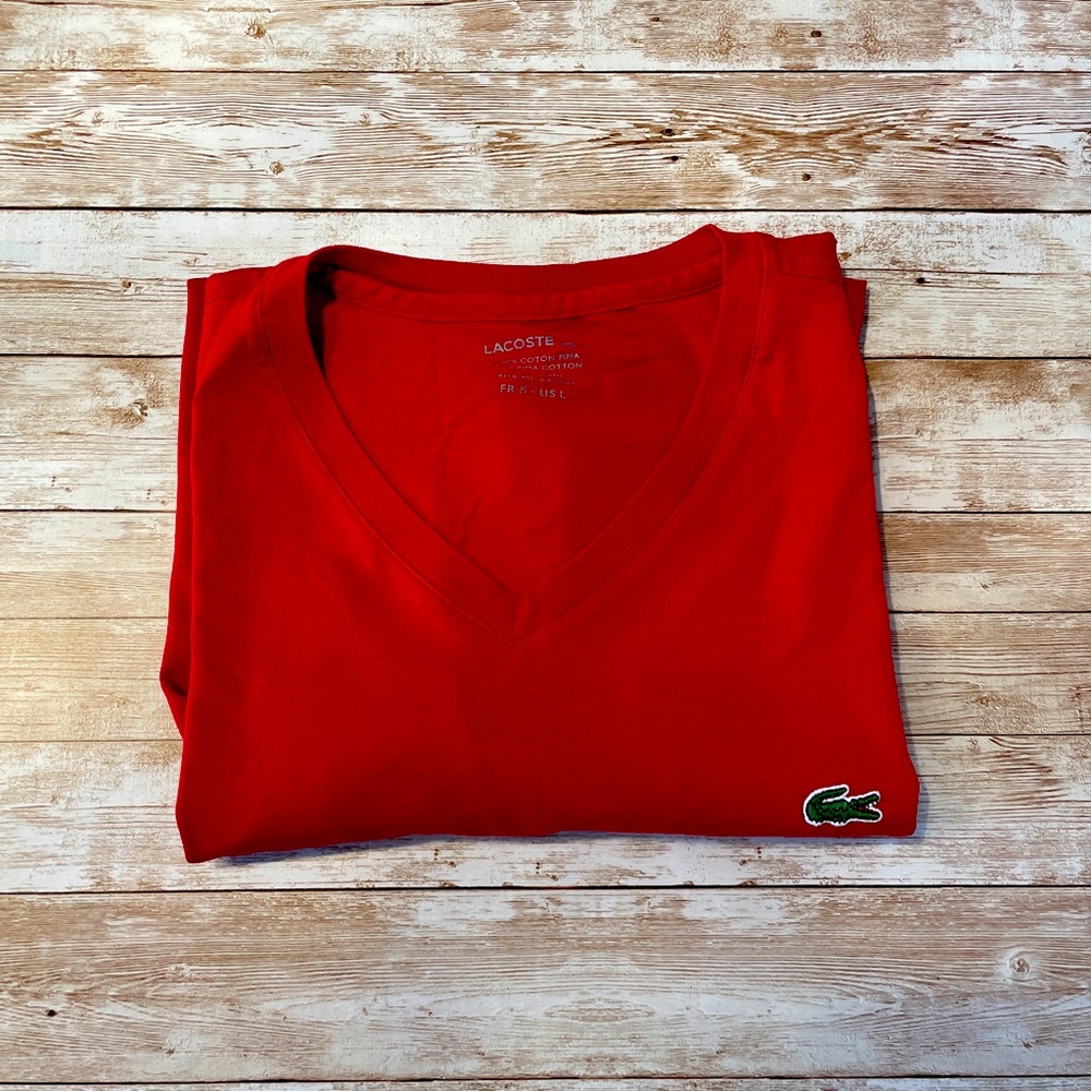 Lacoste Short sleeve V-Neck shirt